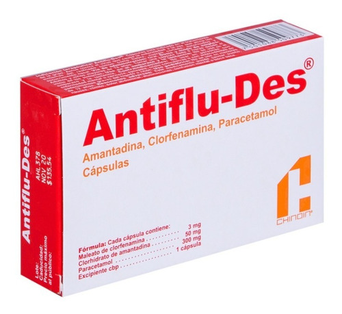 Antiflu-des Capsulas 24 | MercadoLibre