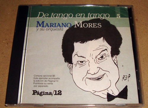 Mariano Mores De Tango En Tango Vol.5 Cd Excelente 