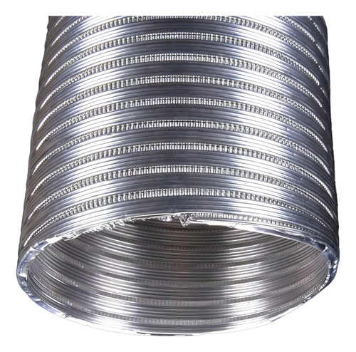 Manguera flexible para conductos con capucha, 150 mm, aluminio, 2,5 m