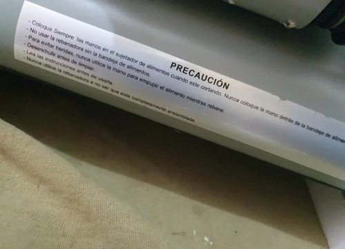 Rebanadora Eurochef Casera