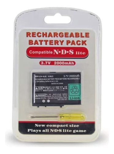 Batería Pila Recargable Compatible Con Nintendo Nds