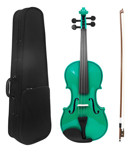 Kits De Iniciación De Violín 4/4 Con Estuche Rígido,