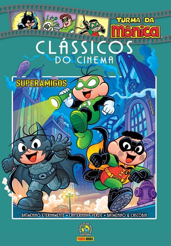 Livro Clássicos do Cinema - Volume 9: SUPERAMIGOS, de Mauricio de Sousa. Editora Panini Brasil LTDA, capa dura em português, 2019