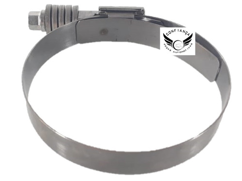 Imagem 2 de 6 de Abraçadeira Aço Inox Mola Para Mangueiras De 70 Até 92 Mm
