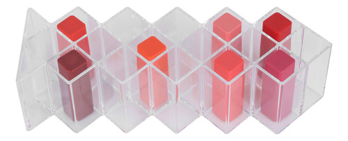 Soporte Para Pintalabios, 16 Rejillas, Acrílico Transparente