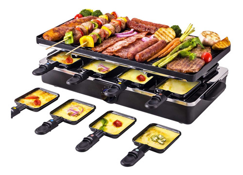 Raclette - Parrilla De Mesa Coreana Para Interiores, Parrill