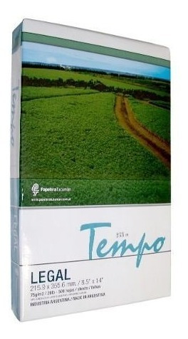 10 Resmas Tempo Oficio 75gr - Resma De Papel Nacional