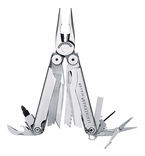 Multiherramienta Wave Leatherman Con Funda De Nylon 830078