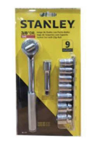 Juego Dados C/ratchet 3/8 9piezas Stanley