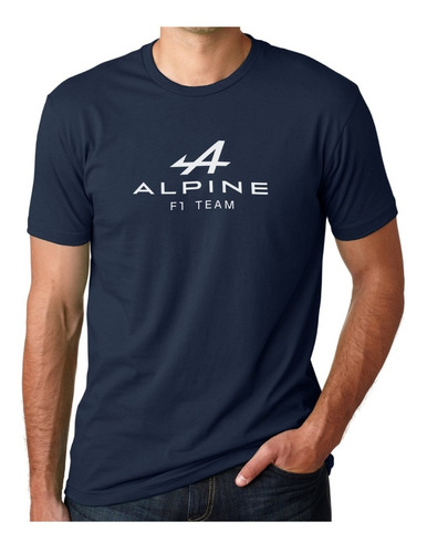 Remera Alpine F1 Team Formula 1 100% Algodón Calidad