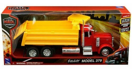 Peterbilt 379 Volteo Color Rojo New Ray Escala 1:32