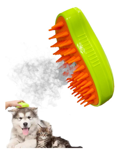 Cepillo De Vapor Para Gato Perro Viral Mascota Recargable