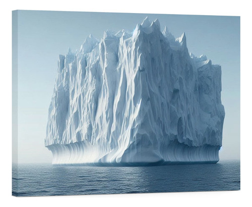 Cuadro Canvas Iceberg En La Antártida Art 135x90
