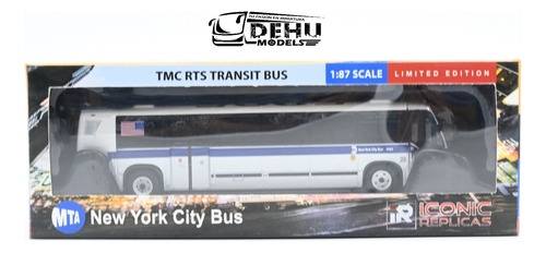 Autobús Escala 1/87 Tmc Rts Transit Bus New York Mta 87-0395
