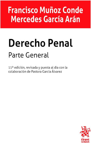 Muñoz Conde Derecho Penal - Parte General 9ª Edición