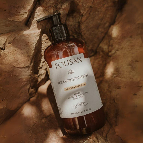Acondicionador Antifrizz Romero Y Eucalipto Folisan 500ml