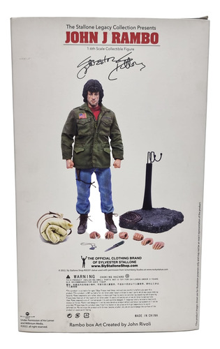 Rambo First Blood Figura Stallone Legacy 1/6 Tipo Hot Boneco