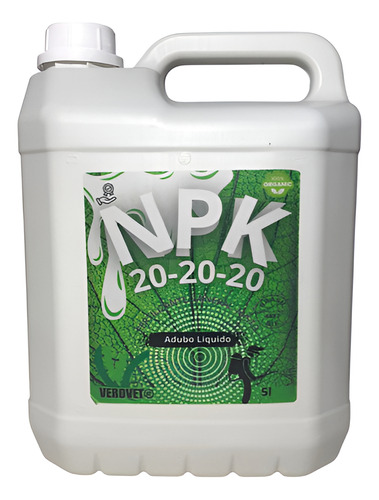 Adubo E Fertilizante Liquido Npk 06-12-36 5l Concentrado