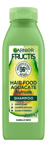 Shampoo Fructis Hair Food Aguacate Nutrición 300 Ml