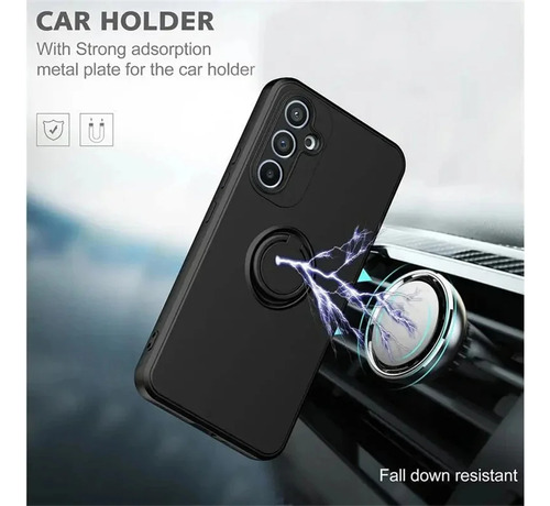 Funda De Silicona Liquid Ring Para Samsung A56 A36 A26 A16 A34 A15 A25 A35 A53 A52 A33 A13 A14 A54 Galaxy A55 5g