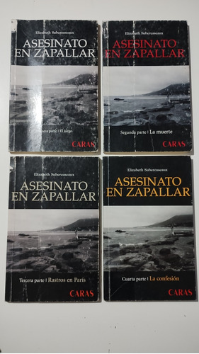 Asesinato En Zapallar 4 Tomos Completo. Subercaseaux. 1a Ed.