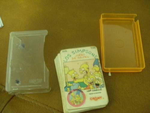 Juego Cartas Naipes Bart Los Simpsons Cromy Mazo (Usado)