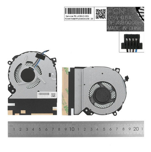 Imagen 1 de 2 de Fan Cooler Hp Elitebook 440 G5 L03613-001 Original Nextsale