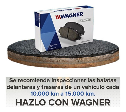 Balatas Delanteras Ceramic Wagner Para Suzuki Swift 1.4 2013