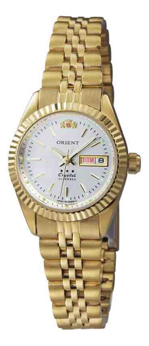 Relógio Orient Dourado Feminino 559eb1nh B1kx Fundo Champagne