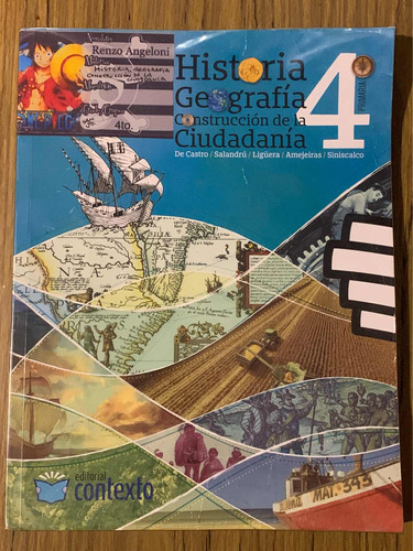 Libro Historia Geografía Y Construcción De La Ciudadanía 4to