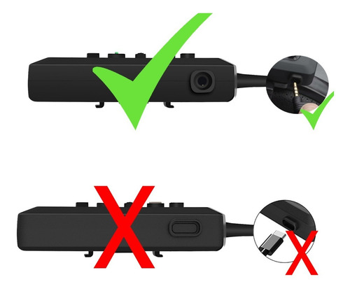 2 Cabo Usb P2 Para Carregar Intercomunicador V6 V4 Capacete