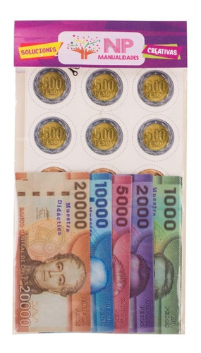 Set De Monedas Y Billetes Para Recortar Np Manualidades