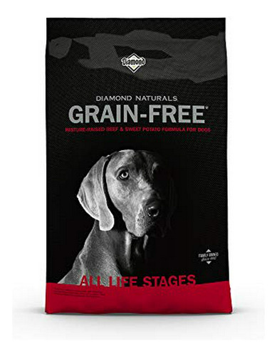 Pienso Para Perros Diamond Naturals Sin Granos Beef 28lb.