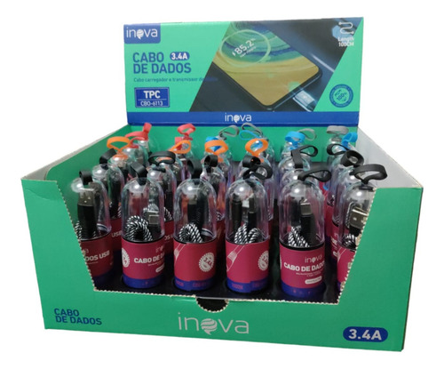 Cabo Inova Inova Variadas Com Entrada Usb Saída Tipo C