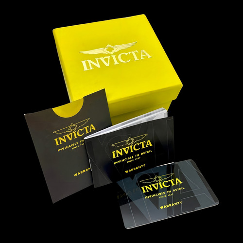 Relógio Invicta Reserve Excursion 6469 Dourado Azul 18k +