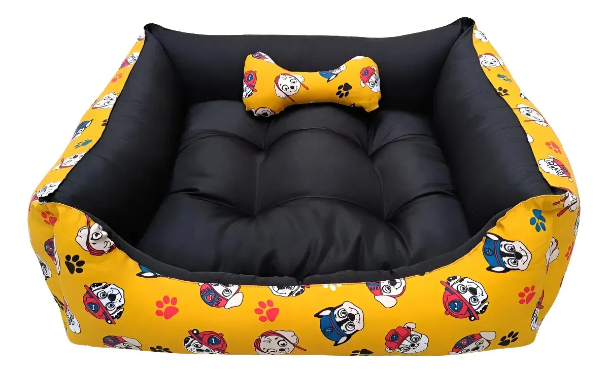 Cama Para Cachorro Gato Caminha Pet 57x53x14 Lavável Máquina