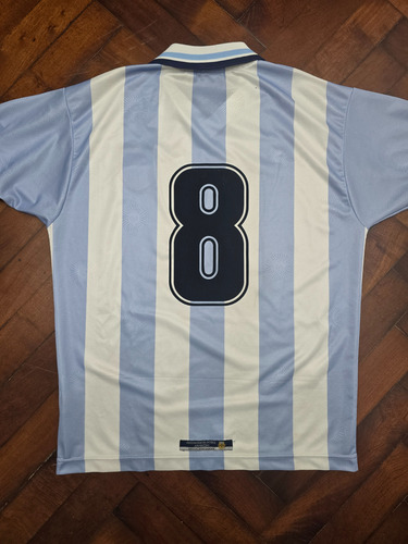 Camiseta Titular Selección Argentina 1999 Riquelme 8 Talle S (Usado)
