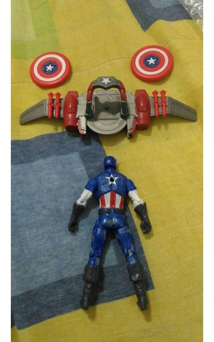 Capitão América Com Jetpack Captain Marvel Universe Boneco (Usado)