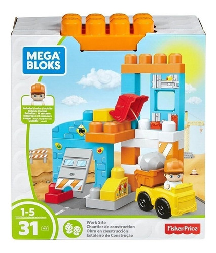 Mega Bloks - Obra De Construcción  Cantidad De Piezas 31