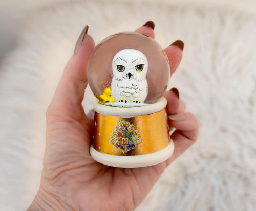 Bola De Nieve De Harry Potter Con Forma De Búho Hedwig, Ilum