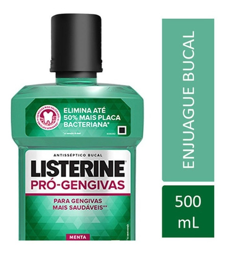 Enjuague Bucal Listerine Proteccion Encías 500ml