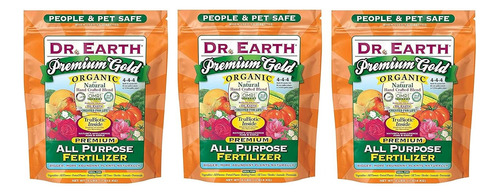 El Dr. Tierra Premium Gold Para Todo Uso De Fertilizantes 4