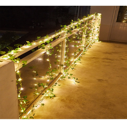 / Guirnalda De Luces Led Solares De Arce, 10 M, Luces De