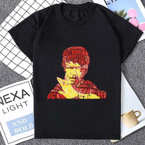 Camiseta Mundialmente Famosa Para Los Fanáticos De Bruce Lee