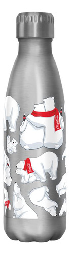 Coca-cola Polar Toss - Botella De Agua De Acero Inoxidable .