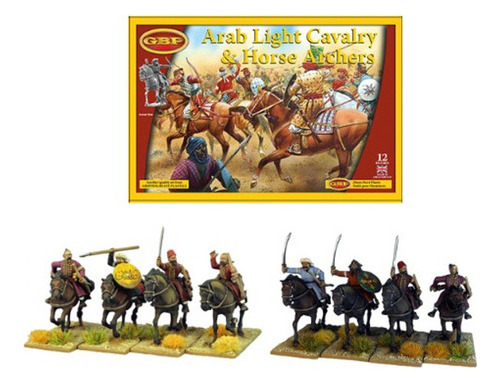 12 Miniaturas Arab Light Cavalry And Horse Archers Gbp Árabe