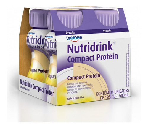 Nutridrink Compact Protein Ba Un 4xpb125ml Danone Enteral