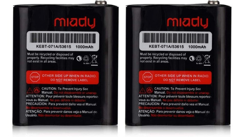 Bateria 3.6v 1000mah Motorola 53615 Kebt-071a B C D Pack 2