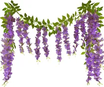 Comprar Cisdueo 2 Piezas De Glicinas Colgantes De Flores De Vid, De