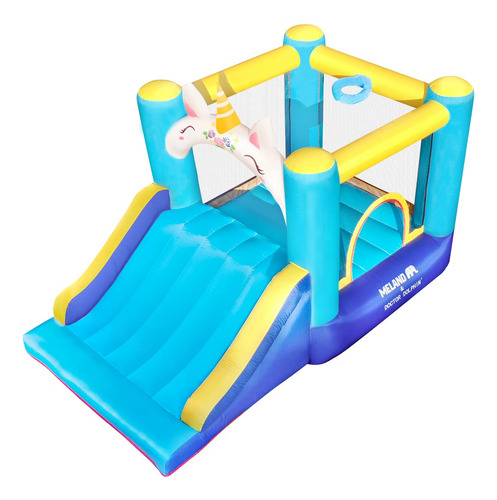 Meland Bounce House - Bouncer Inflable De Unicornio Con Tobo